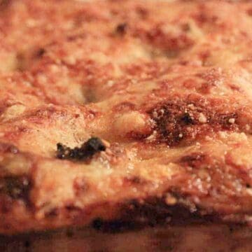 Tom Kerridge's lasagna with cheesy topping.