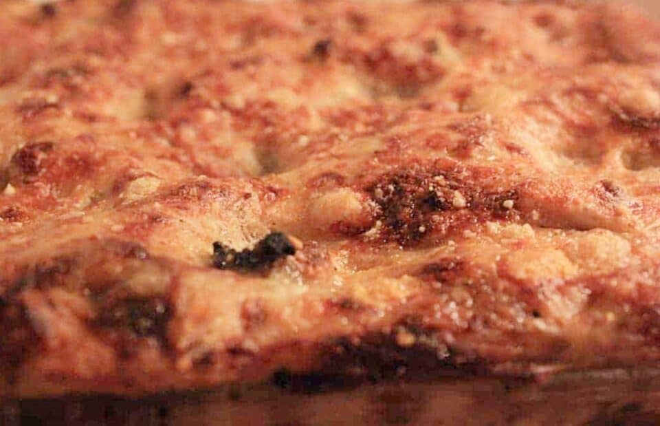 Slow cooked lasagne.
