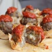 The meatball cupcakes will be the show stopper at your next dinner party! These melt in the middle meatballs are packed full of flavour, nestled in a filo pastry case and topped with a rich tomato sauce. Perfect finger food!