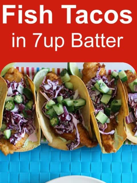 The batter on these fish tacos is so fresh and light!