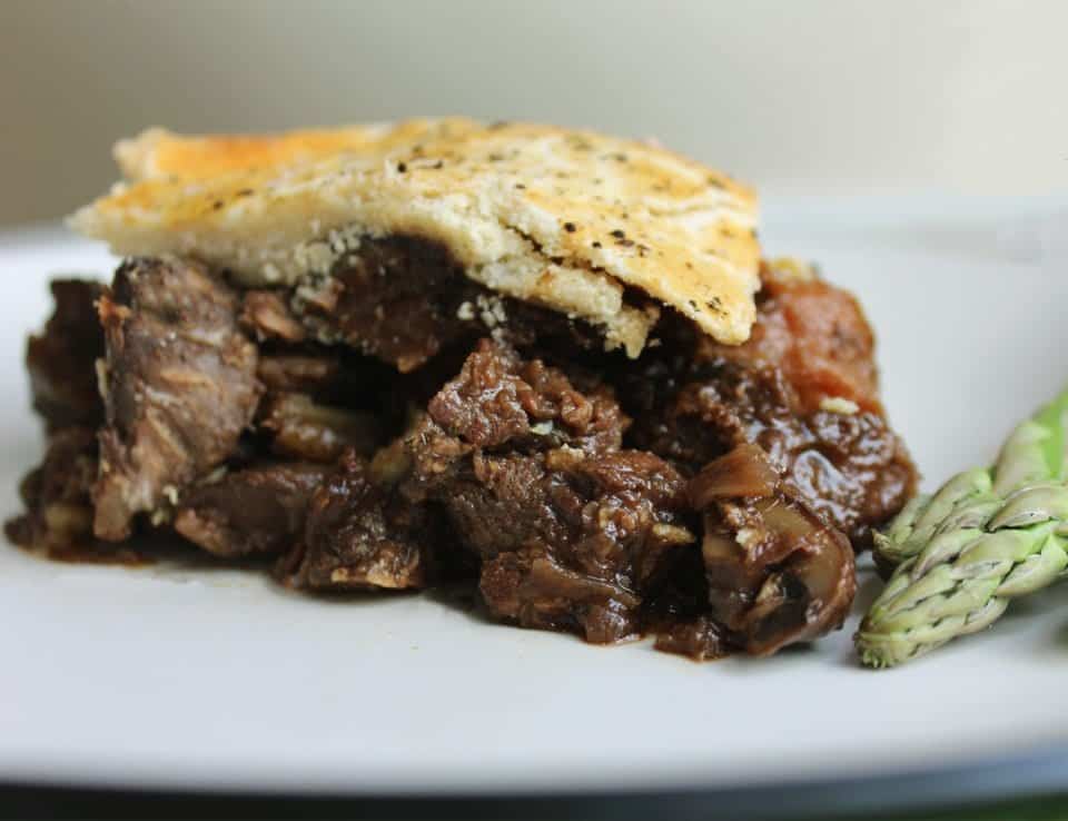 Deep Filled Venison Pie with Cherries Slow The Cook Down