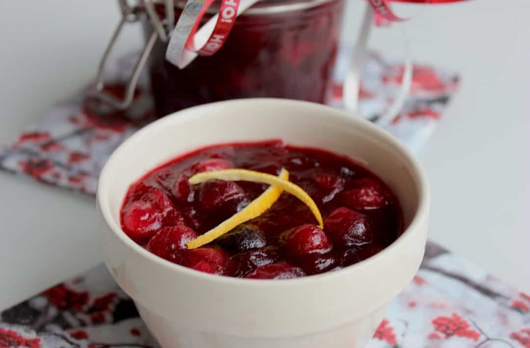 Cranberry Sauce with Port and Orange