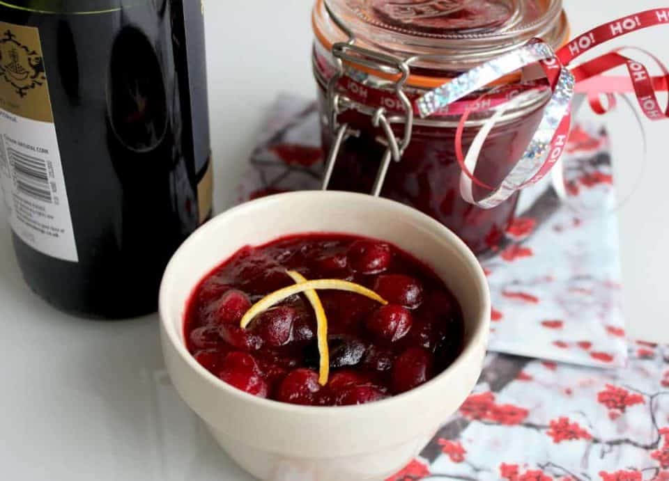 Cranberry Sauce with Port and Orange