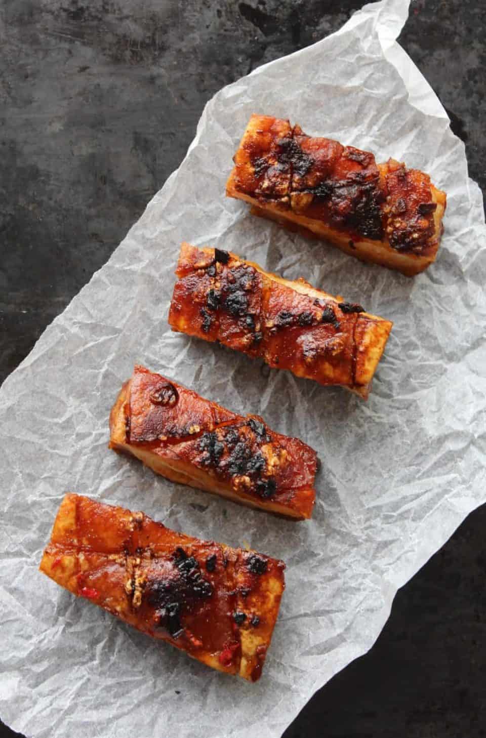 Crispy Pork Belly Slices with Cider