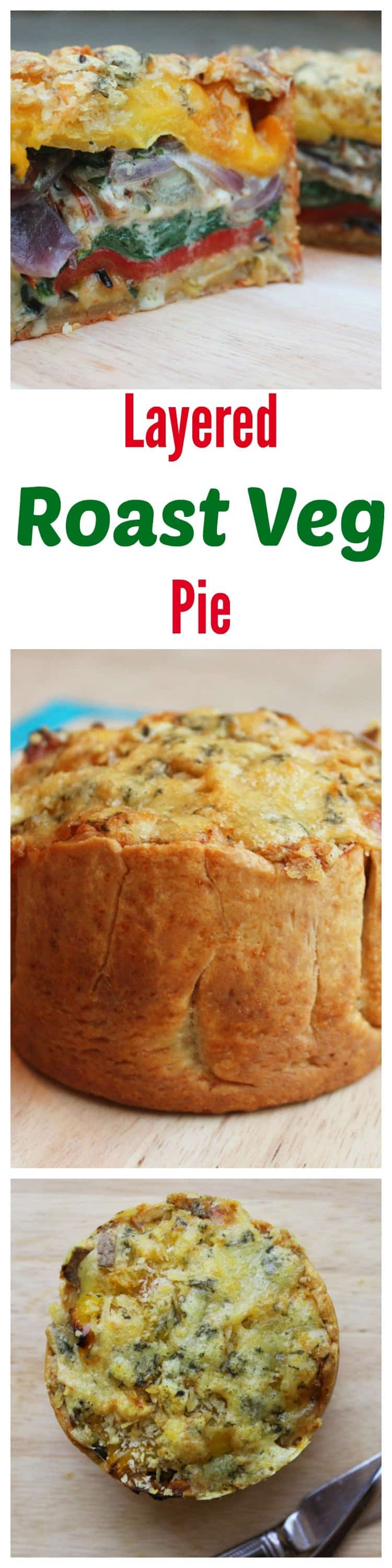 Cheesy Layered Roasted Vegetable Pie Slow The Cook Down