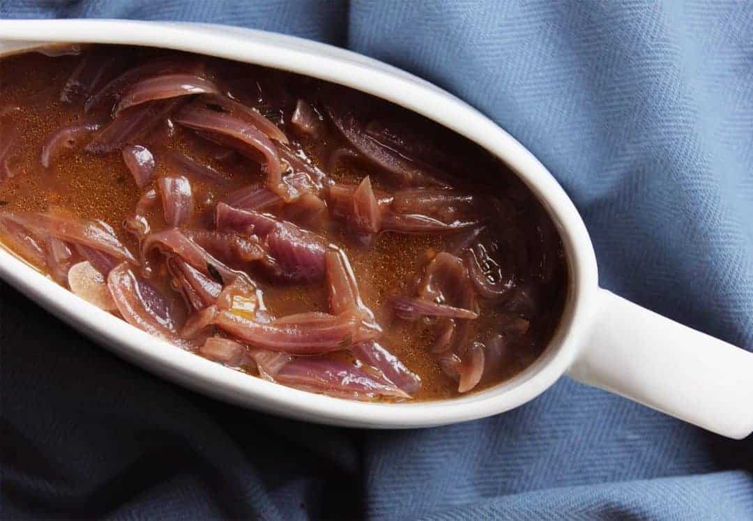 Red Onion Gravy From Scratch