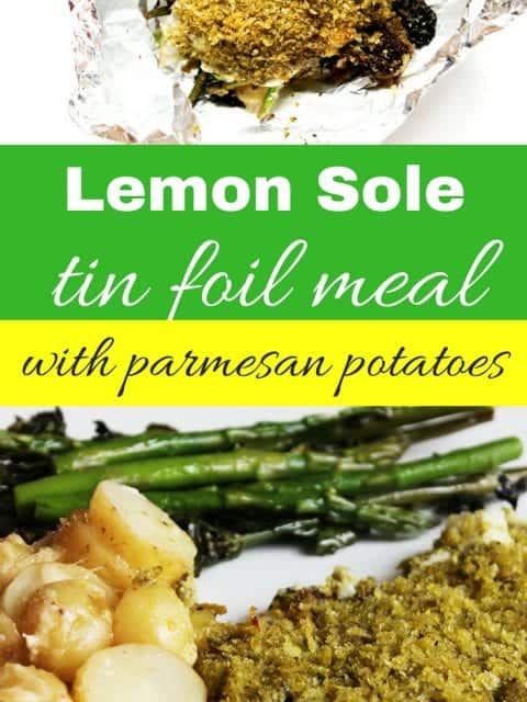 An easy and tasty weeknight meal. Lemon sole is paired with pesto and served alongside fresh greens and parmesan potatoes. Minimum prep and still super tasty!