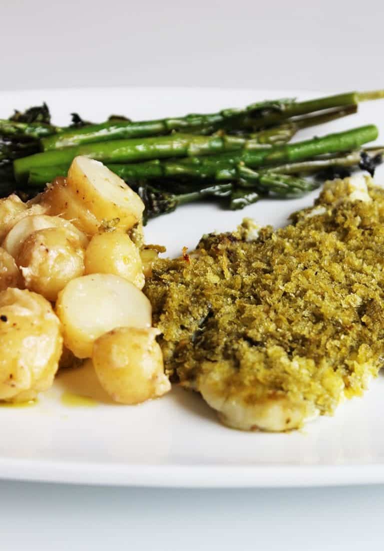 Lemon Sole Tin Foil Meal with Parmesan Potatoes Slow The Cook Down