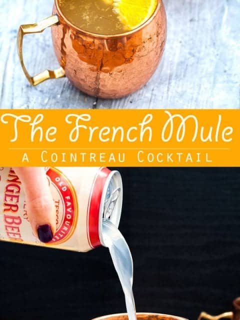 The Moscow Mule Cocktail is a classic, and it's a classic for a reason - it's easy, delicious, and has very few ingredients. And as much as I love the classic version, I do love to switch things up too. The French Mule Cocktail has the same ingredients as it's Russian cousin (are Moscow Mules even from Russia?!), with the addition of the classic French aperitif - Cointreau.
