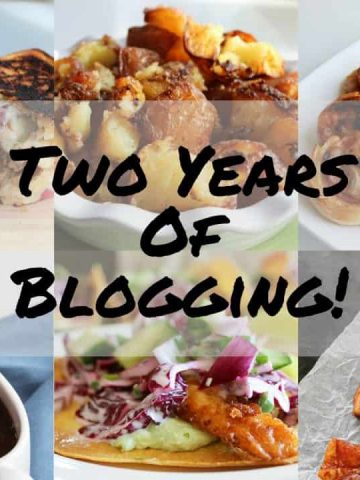 Celebrating two years of food blogging at Slow The Cook Down by sharing my readers' favourite recipes and my personnel favourites too!