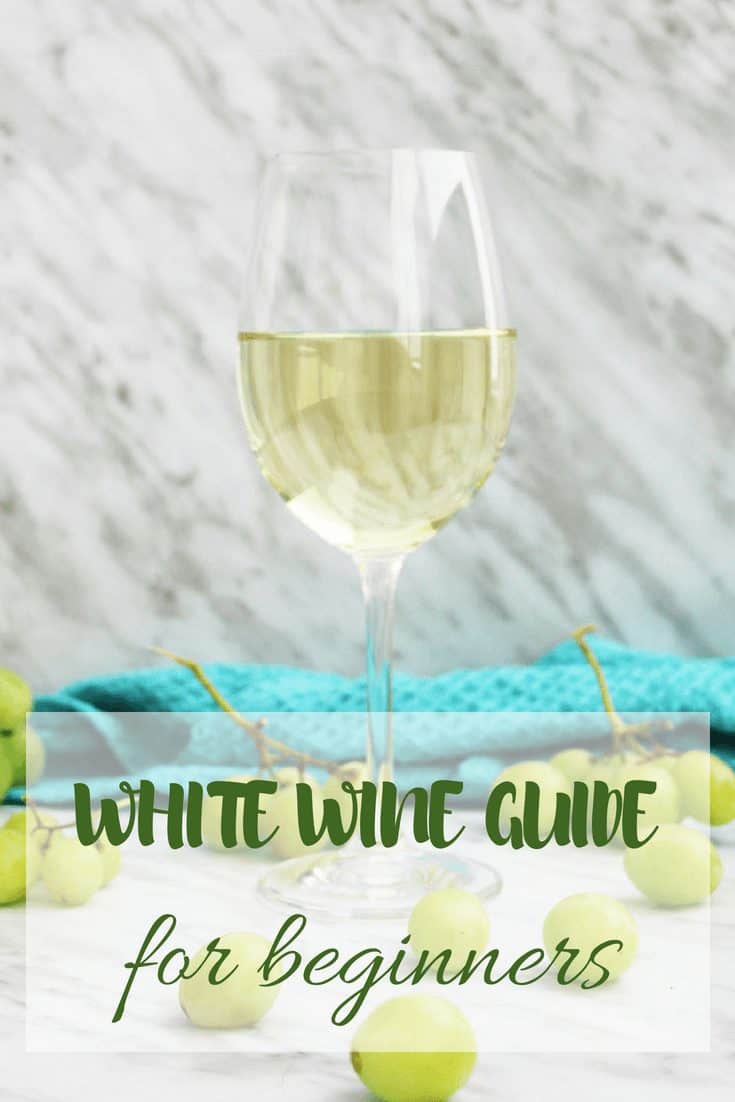 A pinterest image for white wine for beginners