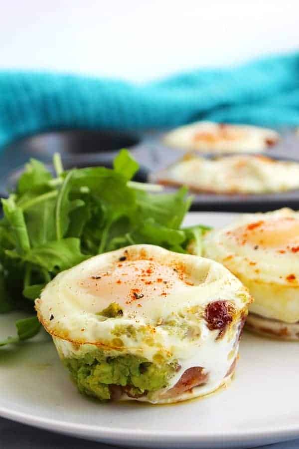 Bacon and Egg Cups with Avocado - Slow The Cook Down