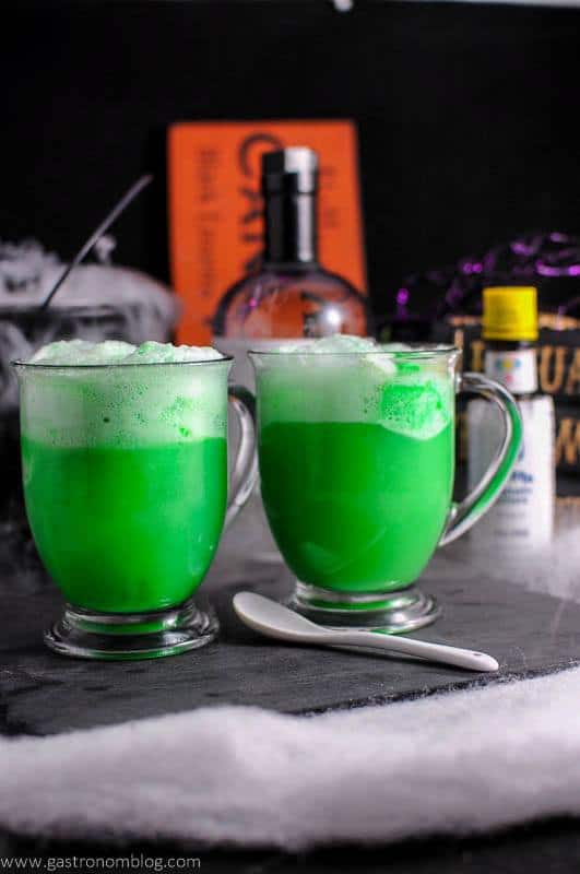 A green poly juice potion cocktail