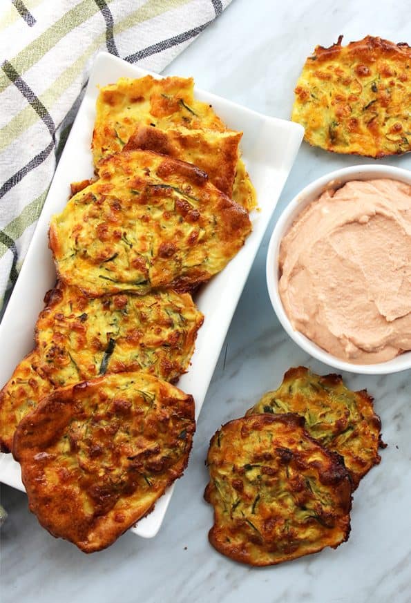 Cheesy Baked Zucchini Fritters Slow The Cook Down