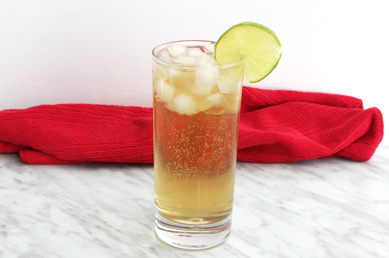 Spiced Rum Cocktail with Apple Vodka