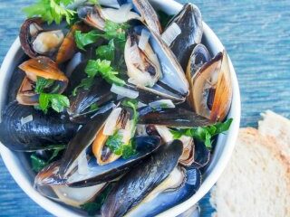 Image for Mussels in white wine