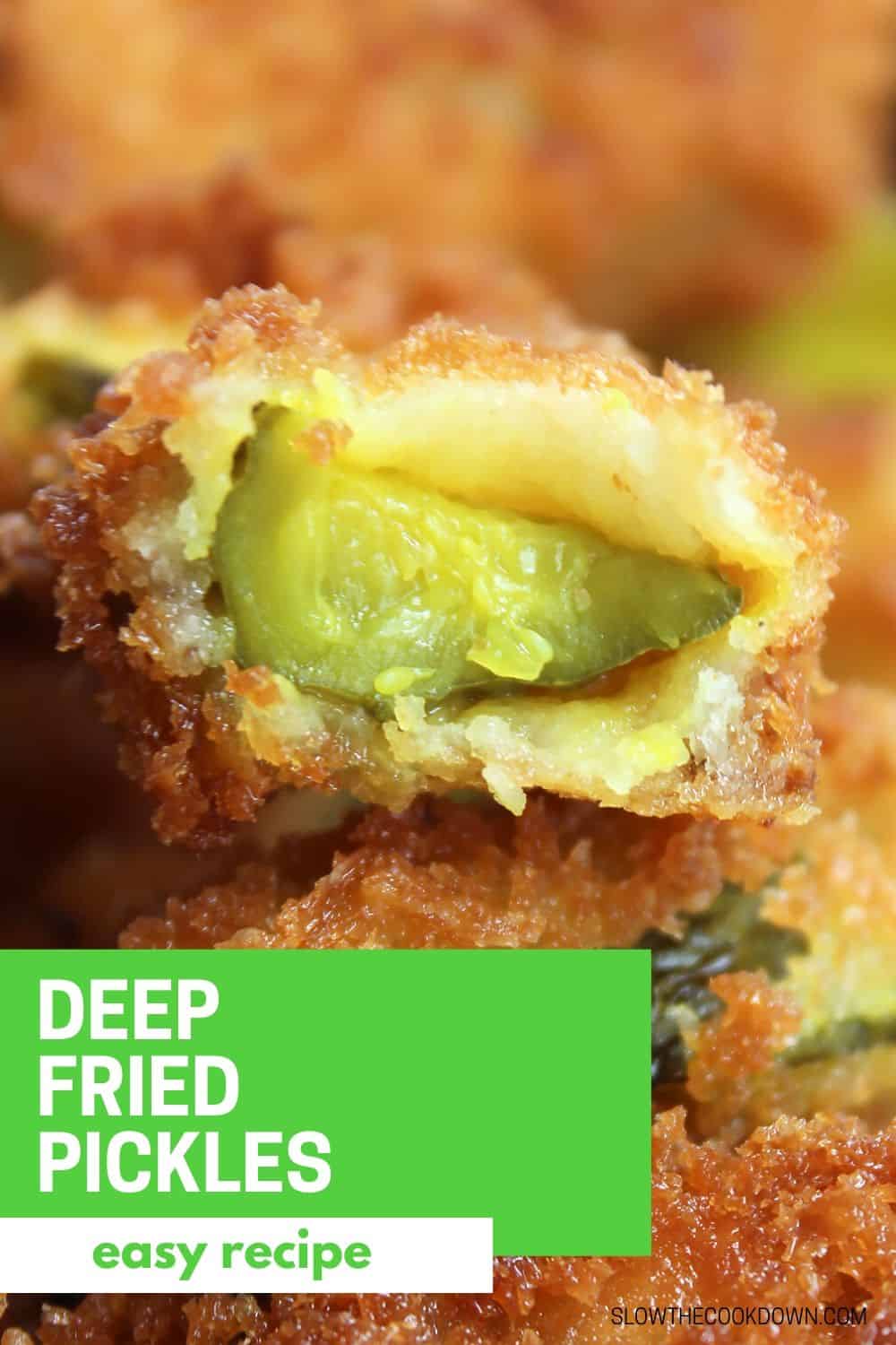 Deep Fried Dill Pickles (Frickles) Slow The Cook Down