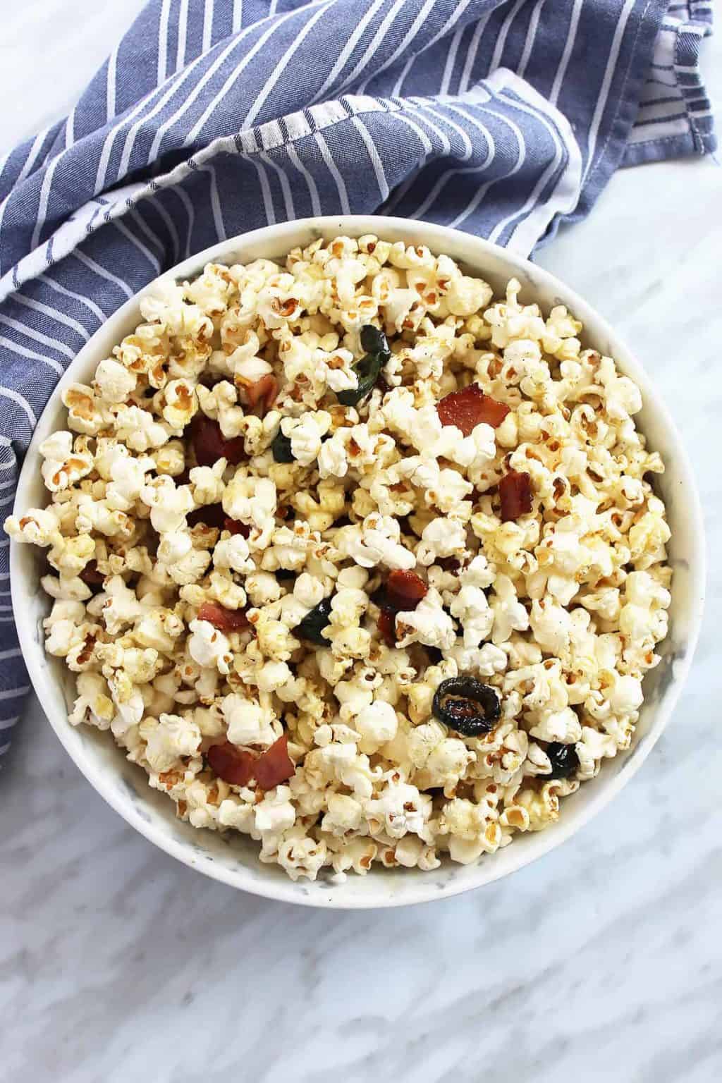 Bacon Jalapeño Popcorn (Sweet and Spicy) Slow The Cook Down