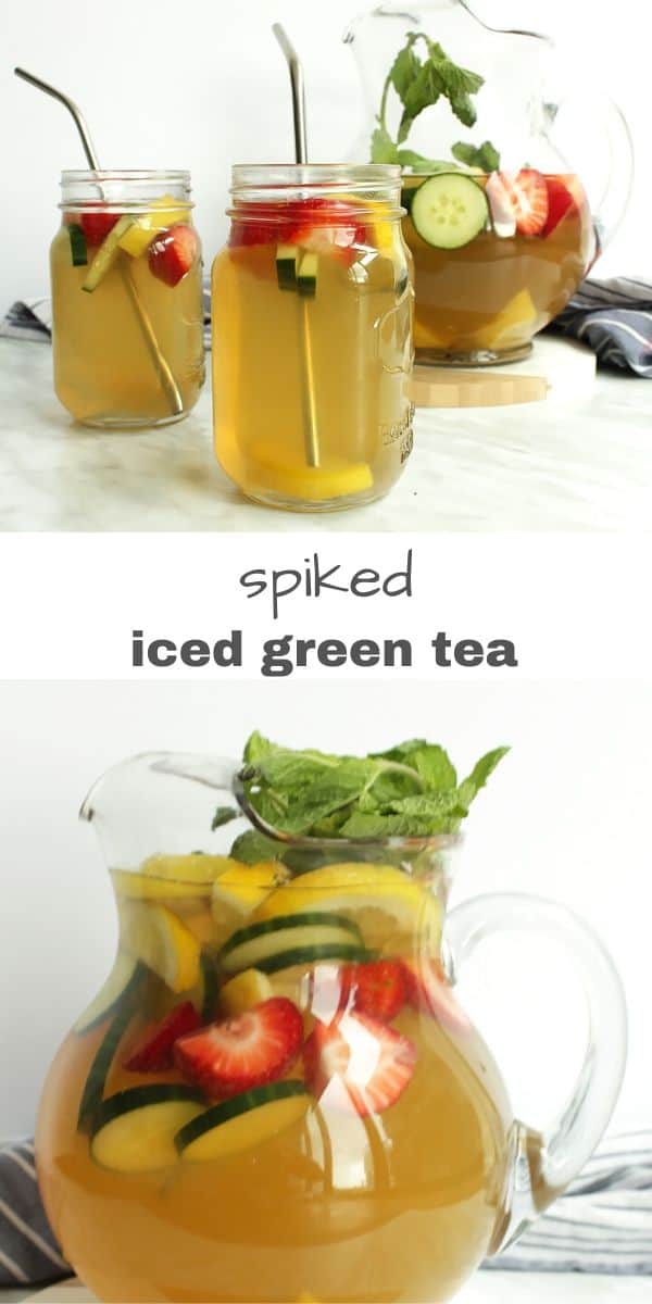 Vodka Spiked Iced Green Tea Slow The Cook Down