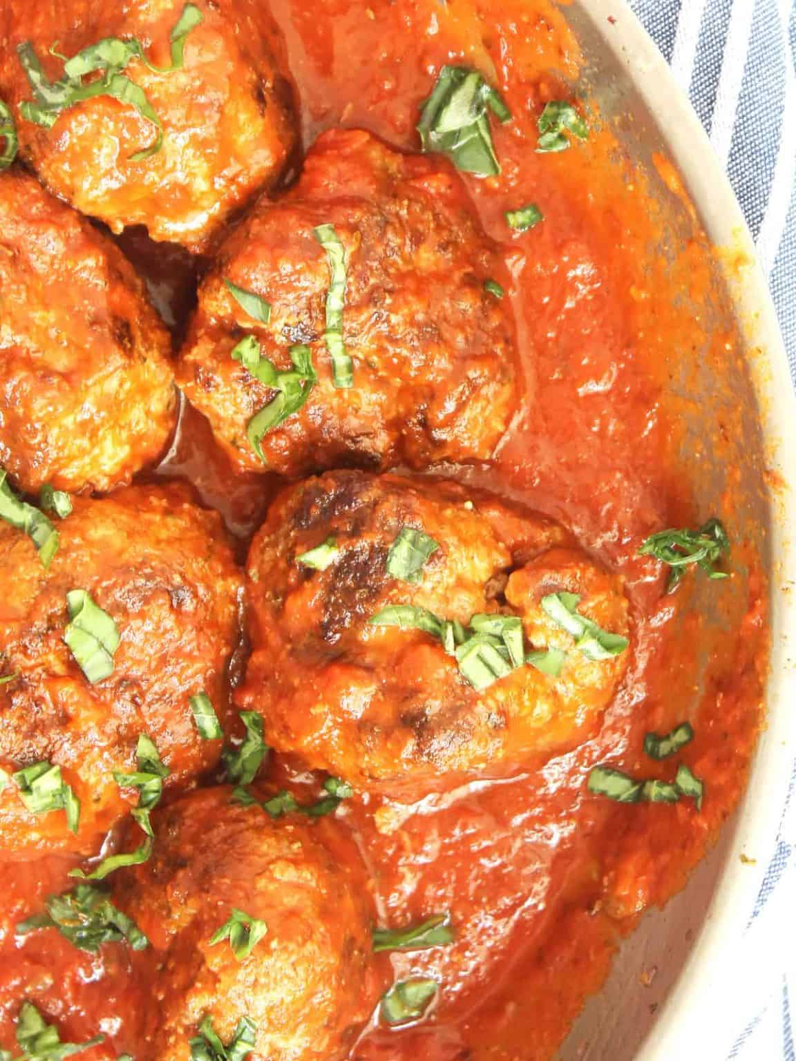 Bison Meatballs Slow The Cook Down