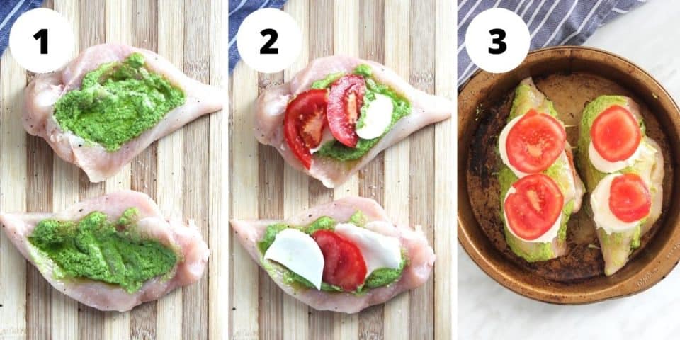Step by step photos to show how to make the recipe