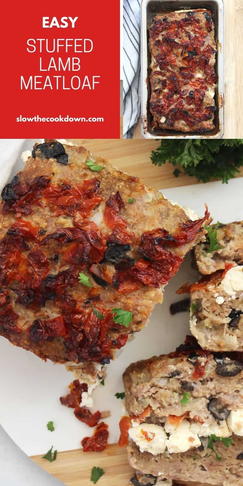 Lamb Meatloaf with Feta Slow The Cook Down