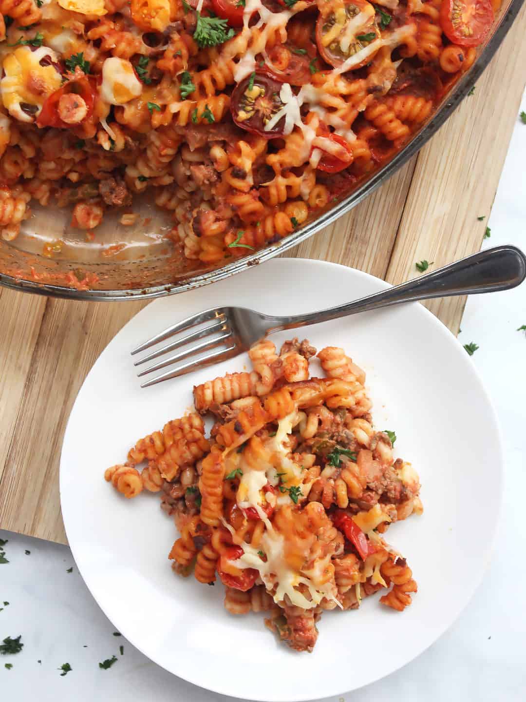 Ground Beef and Tomato Pasta Bake Slow The Cook Down