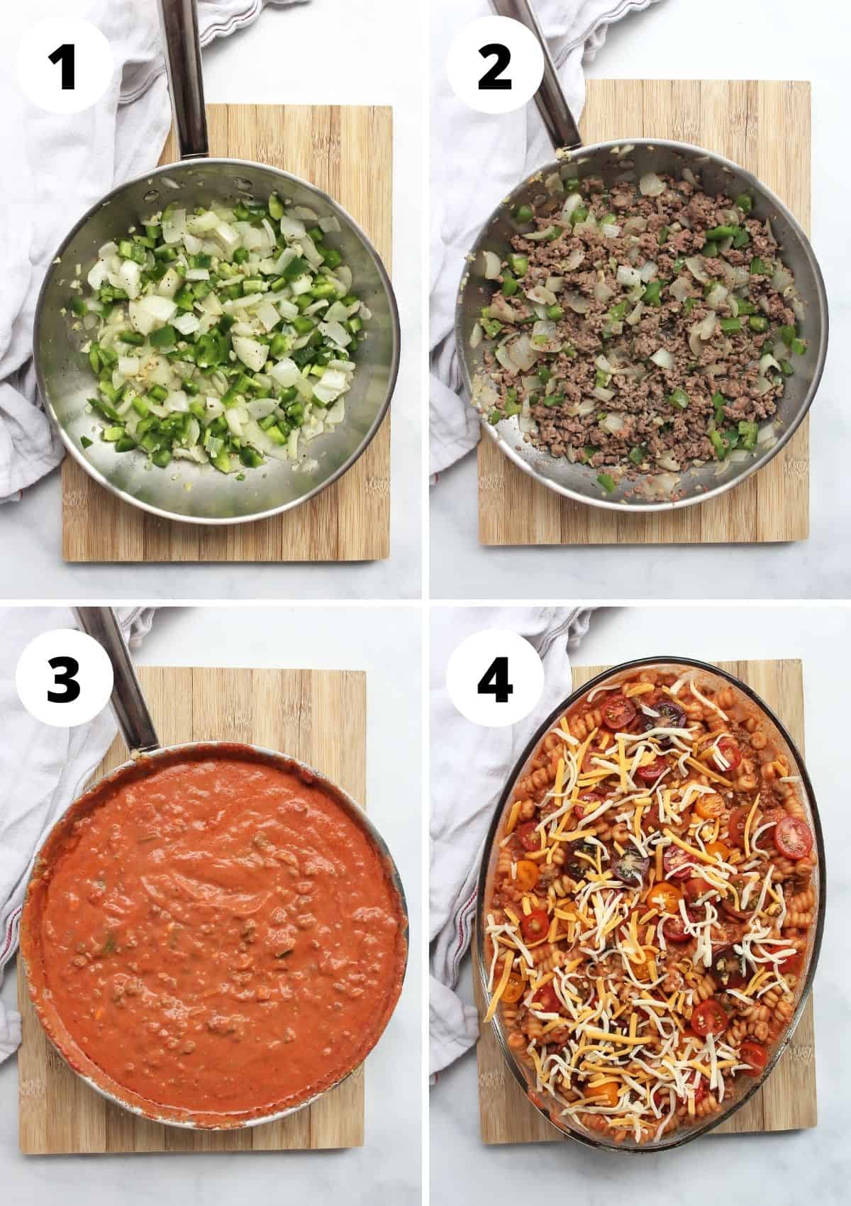 Ground Beef and Tomato Pasta Bake Slow The Cook Down