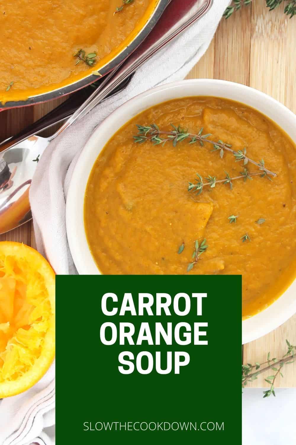 carrot and orange soup