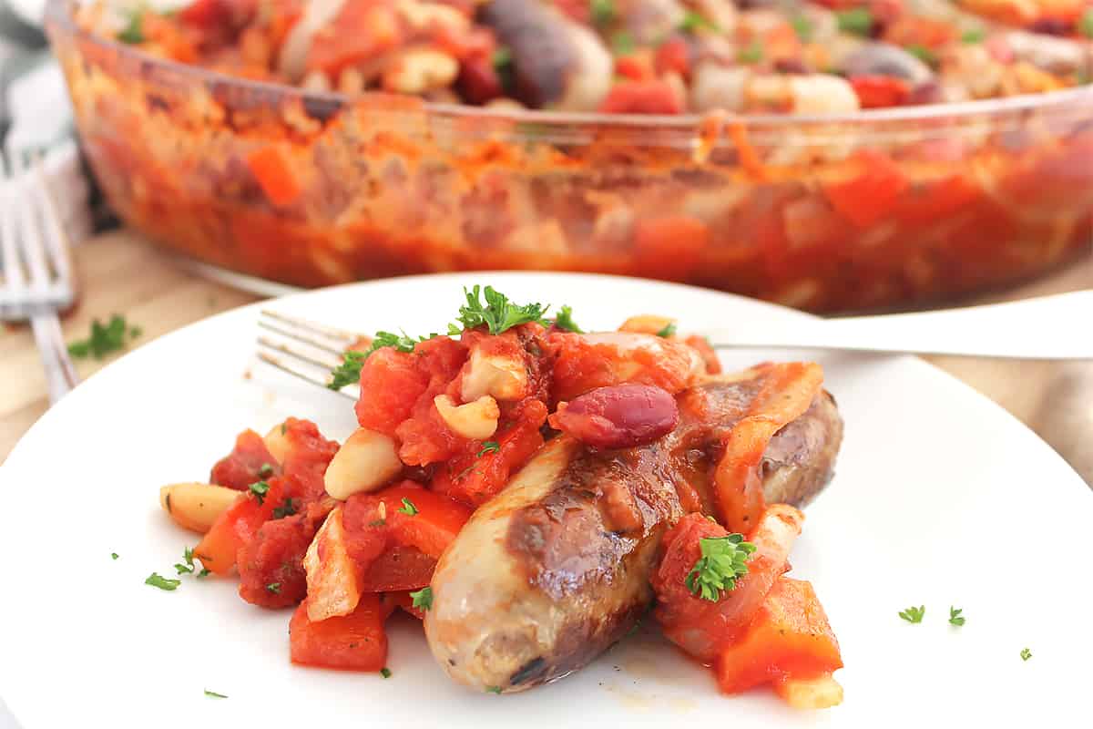 Sausage and Bean Casserole Slow The Cook Down