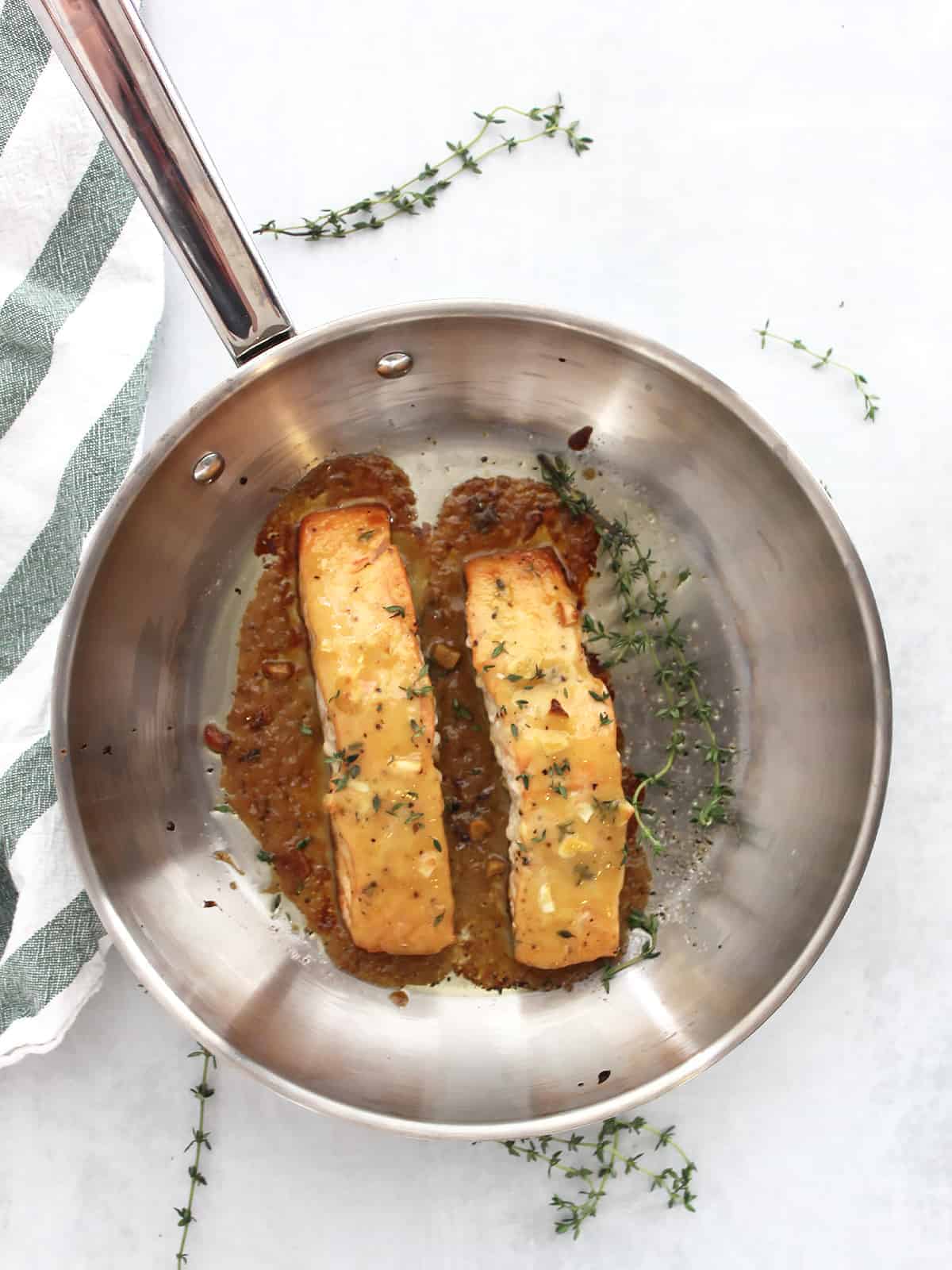Baked Honey Mustard Salmon Fillets Slow The Cook Down