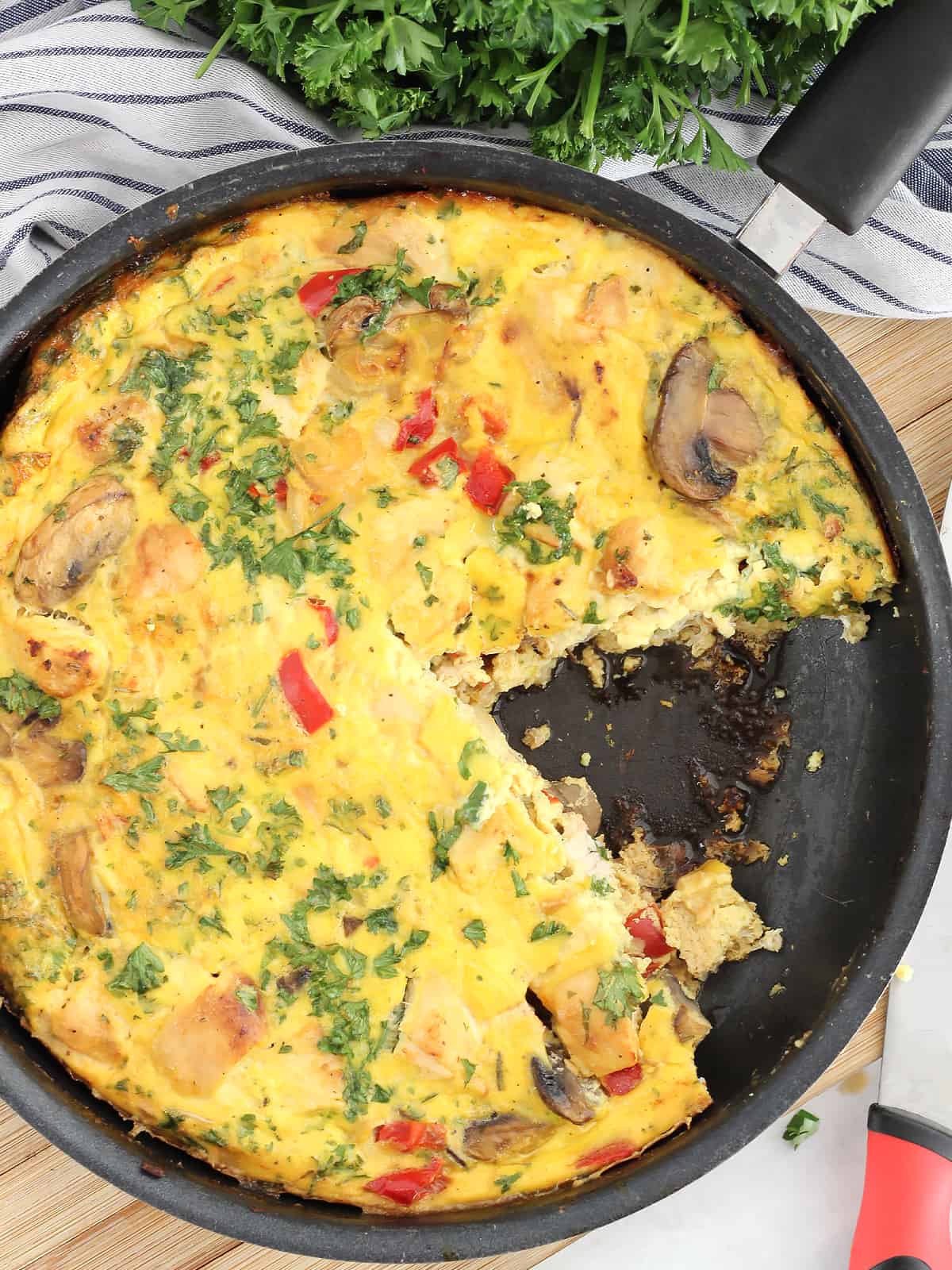 Chicken Frittata Slow The Cook Down