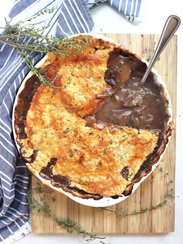 Steak and Stilton Pie Slow The Cook Down