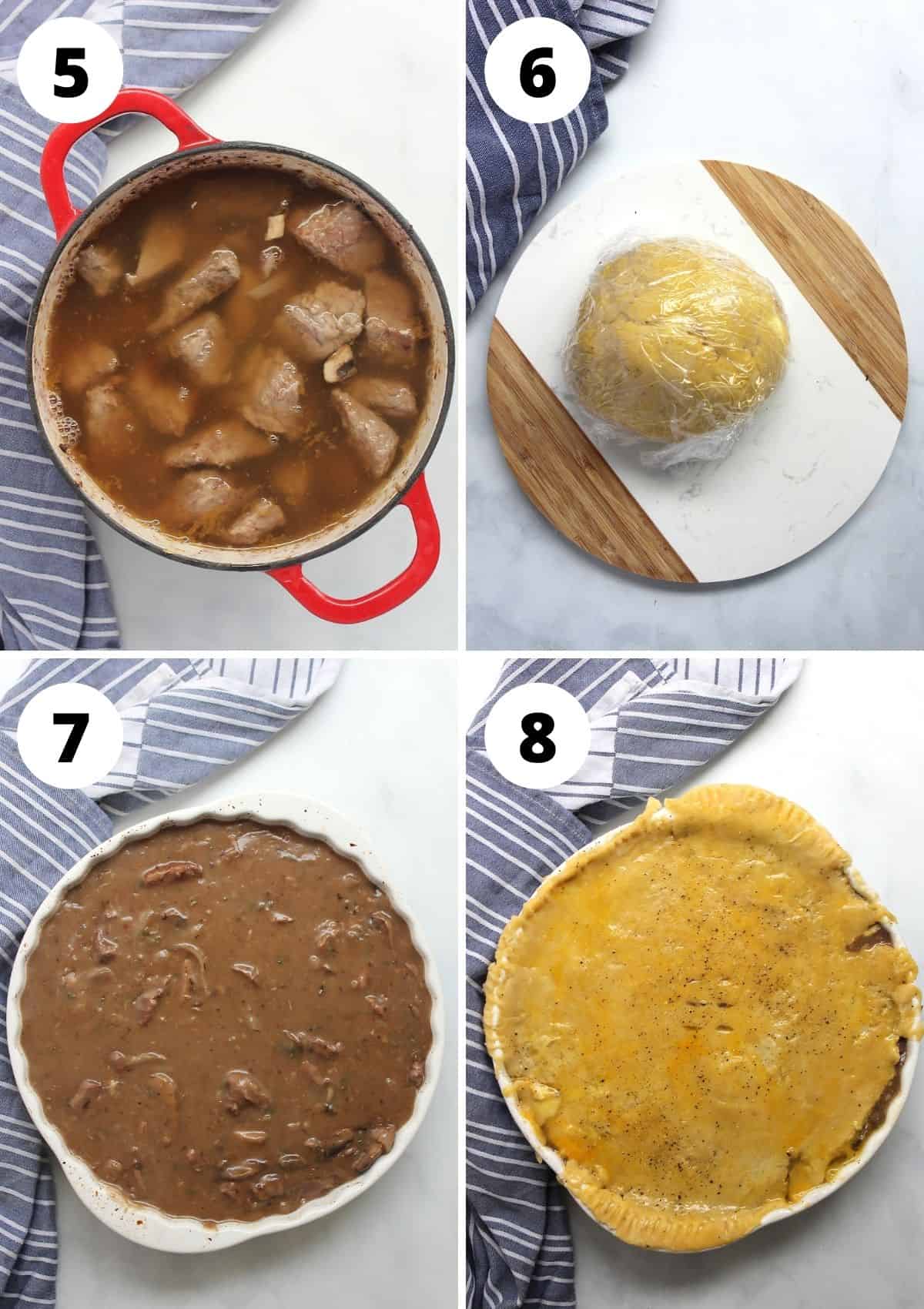 Steak And Stilton Pie Slow The Cook Down