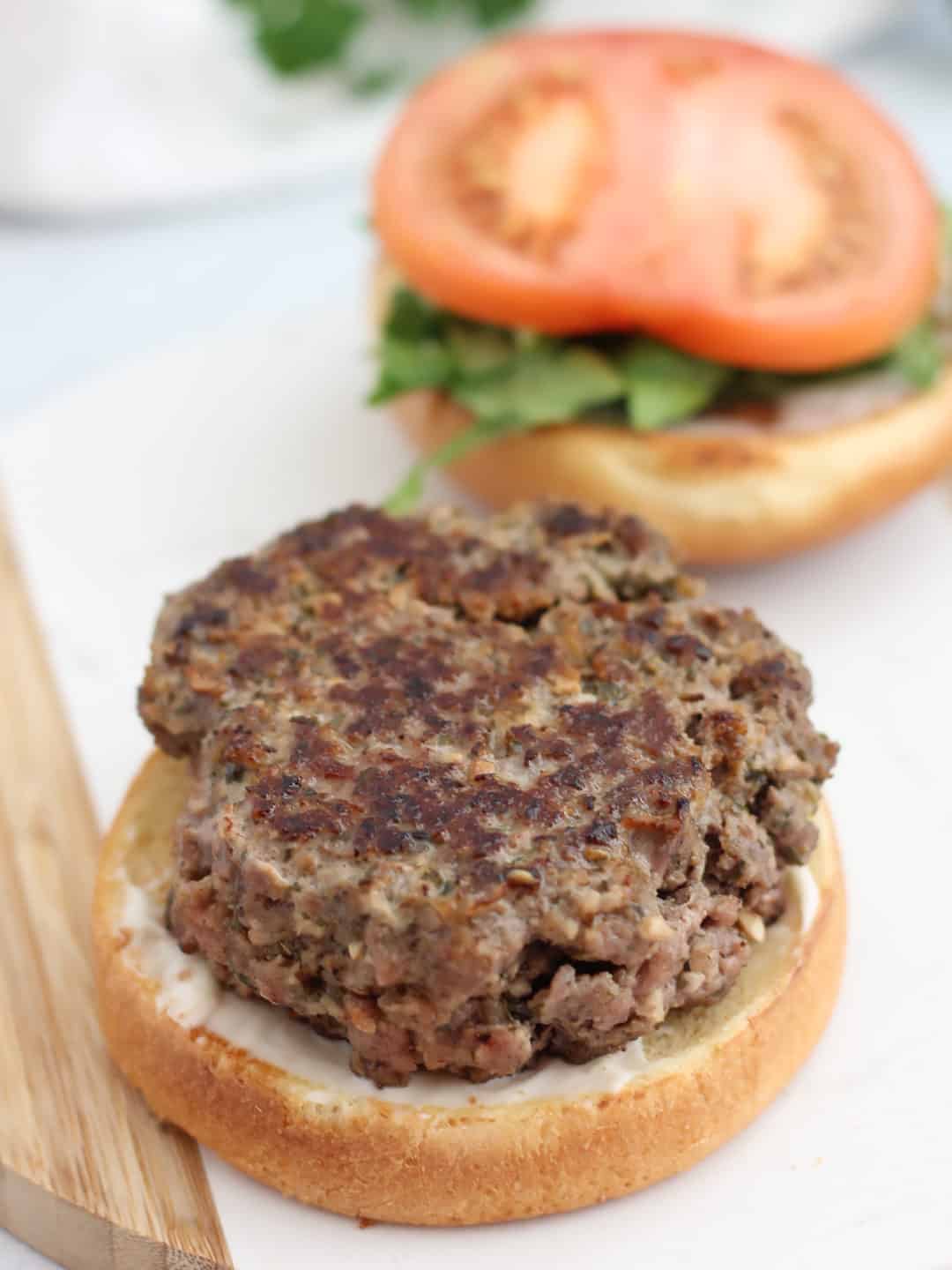 Pesto Burgers Slow The Cook Down