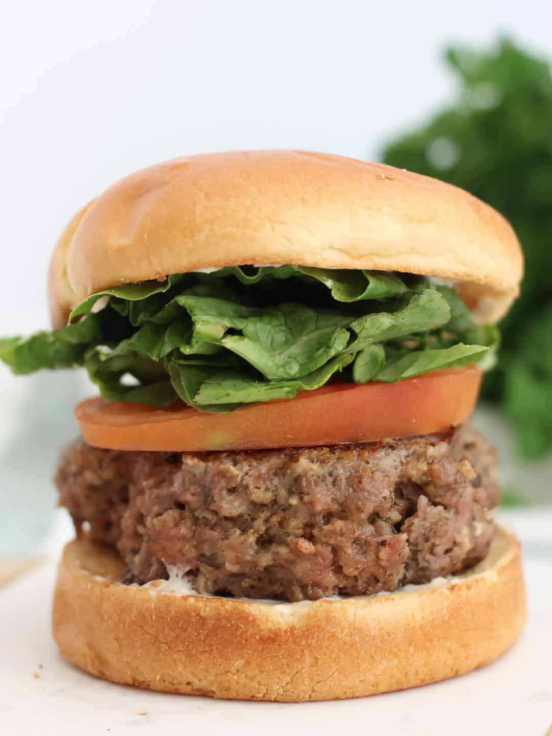 Pesto Burgers Slow The Cook Down