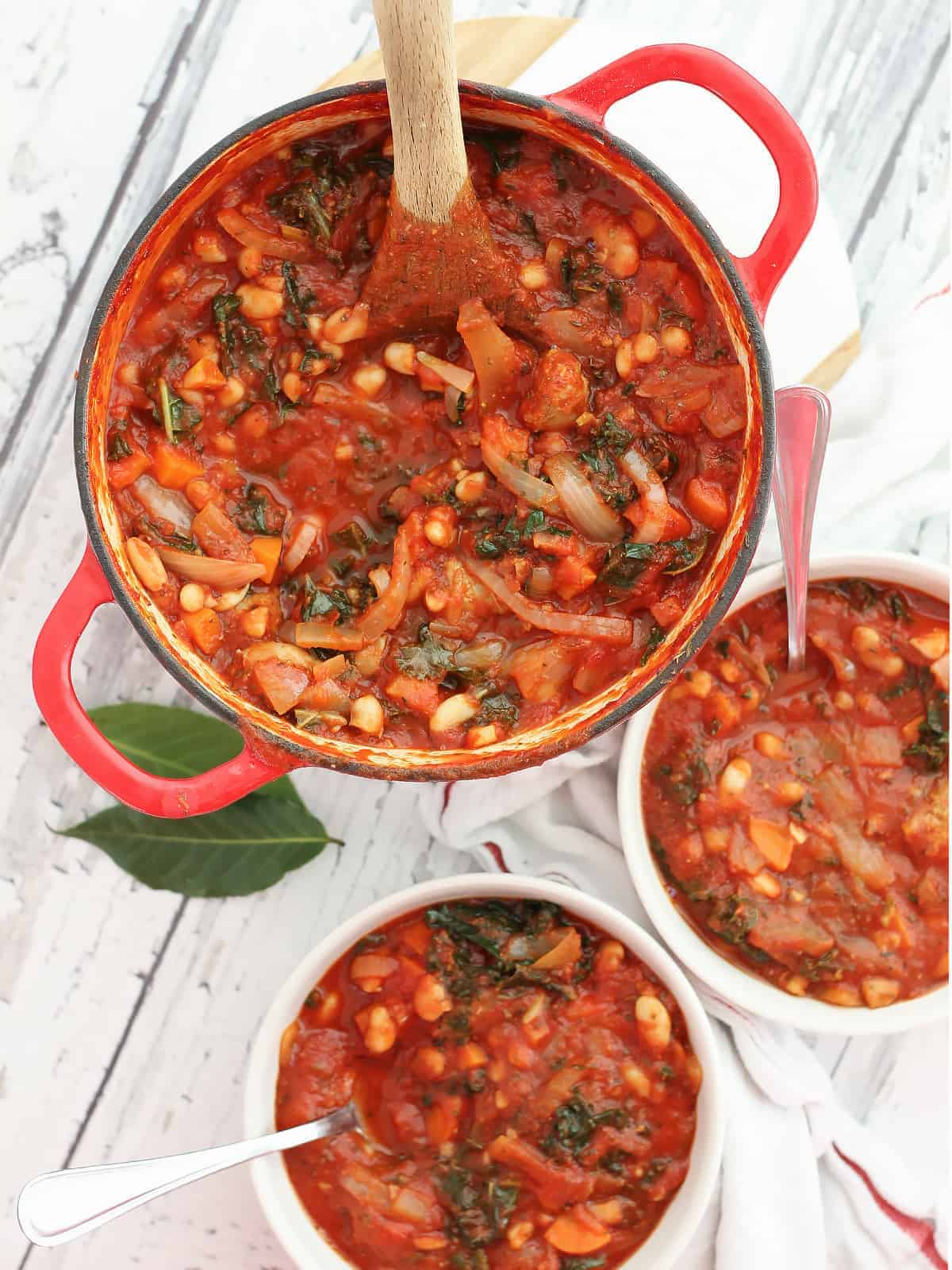 Sausage, Kale and White Bean Soup - Slow The Cook Down
