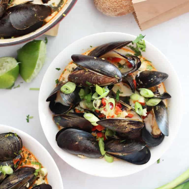 Chilli Mussels in Coconut Milk Slow The Cook Down