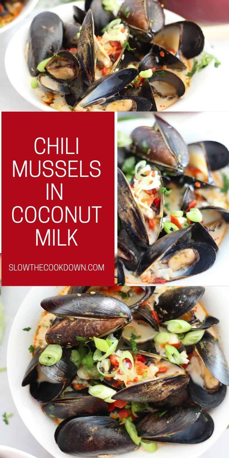Chilli Mussels in Coconut Milk Slow The Cook Down