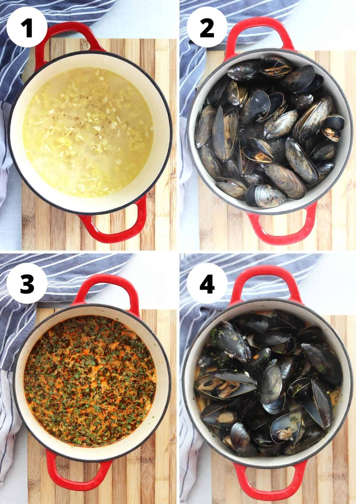 Chilli Mussels in Coconut Milk Slow The Cook Down