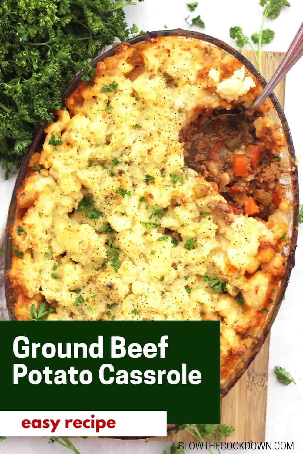 Recipe Ground Beef Mashed Potato Casserole Sanchez Vichingre