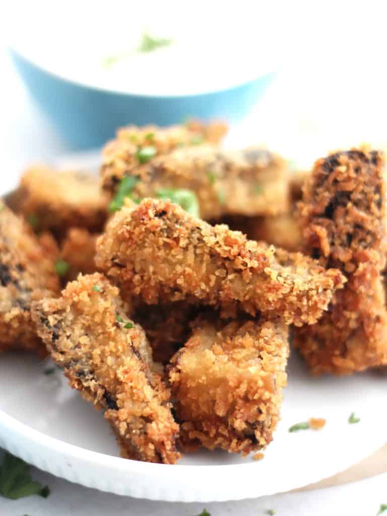 Fried Portobello Mushrooms Slow The Cook Down