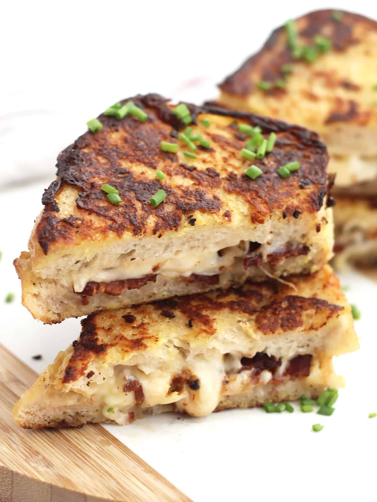 Savory Stuffed French Toast (Bacon and Cheese) Slow The Cook Down