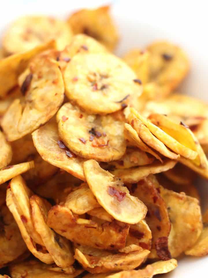 Air Fryer Plantain Chips (Spicy!) Slow The Cook Down
