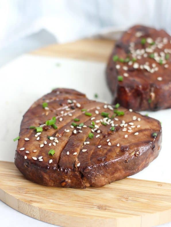 Air Fryer Tuna Steaks Slow The Cook Down