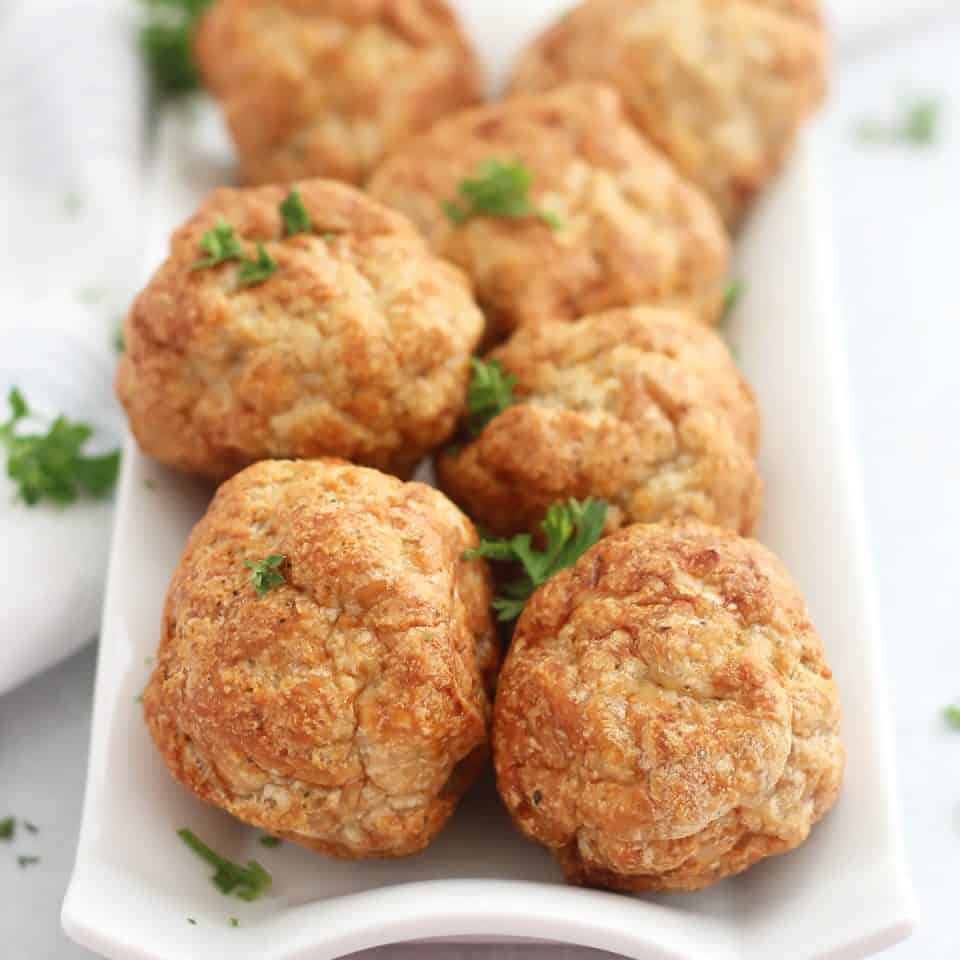 Air Fryer Chicken Meatballs Slow The Cook Down
