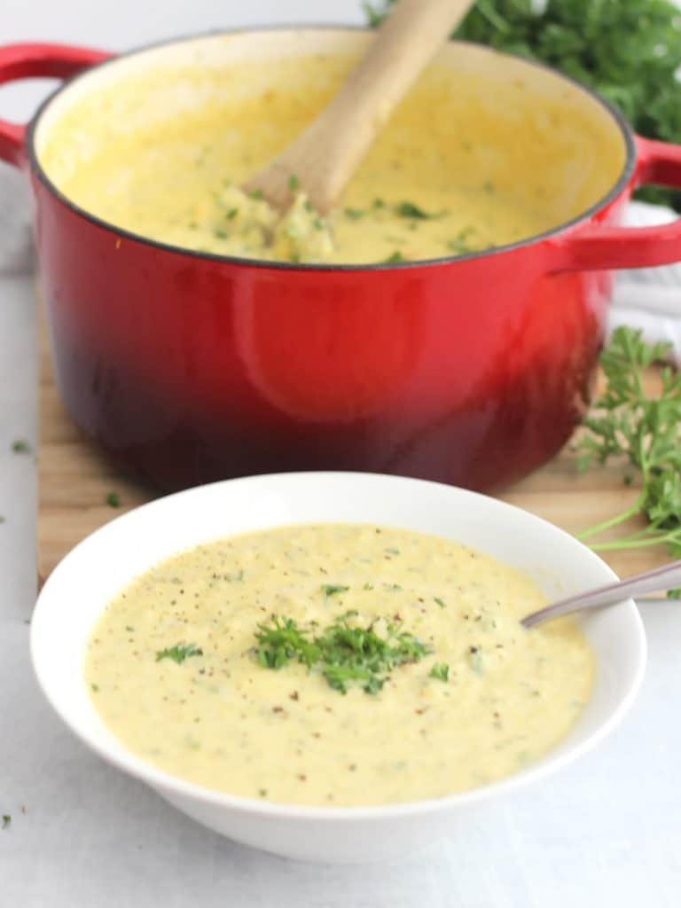 Creamy Celery and Carrot Soup Slow The Cook Down