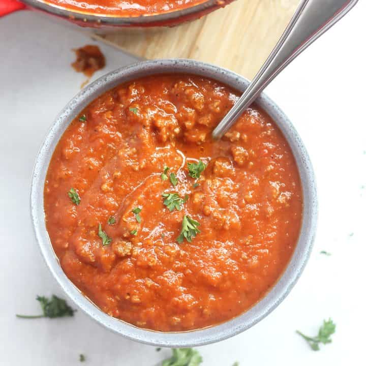 Ground Beef and Tomato Soup - Slow The Cook Down