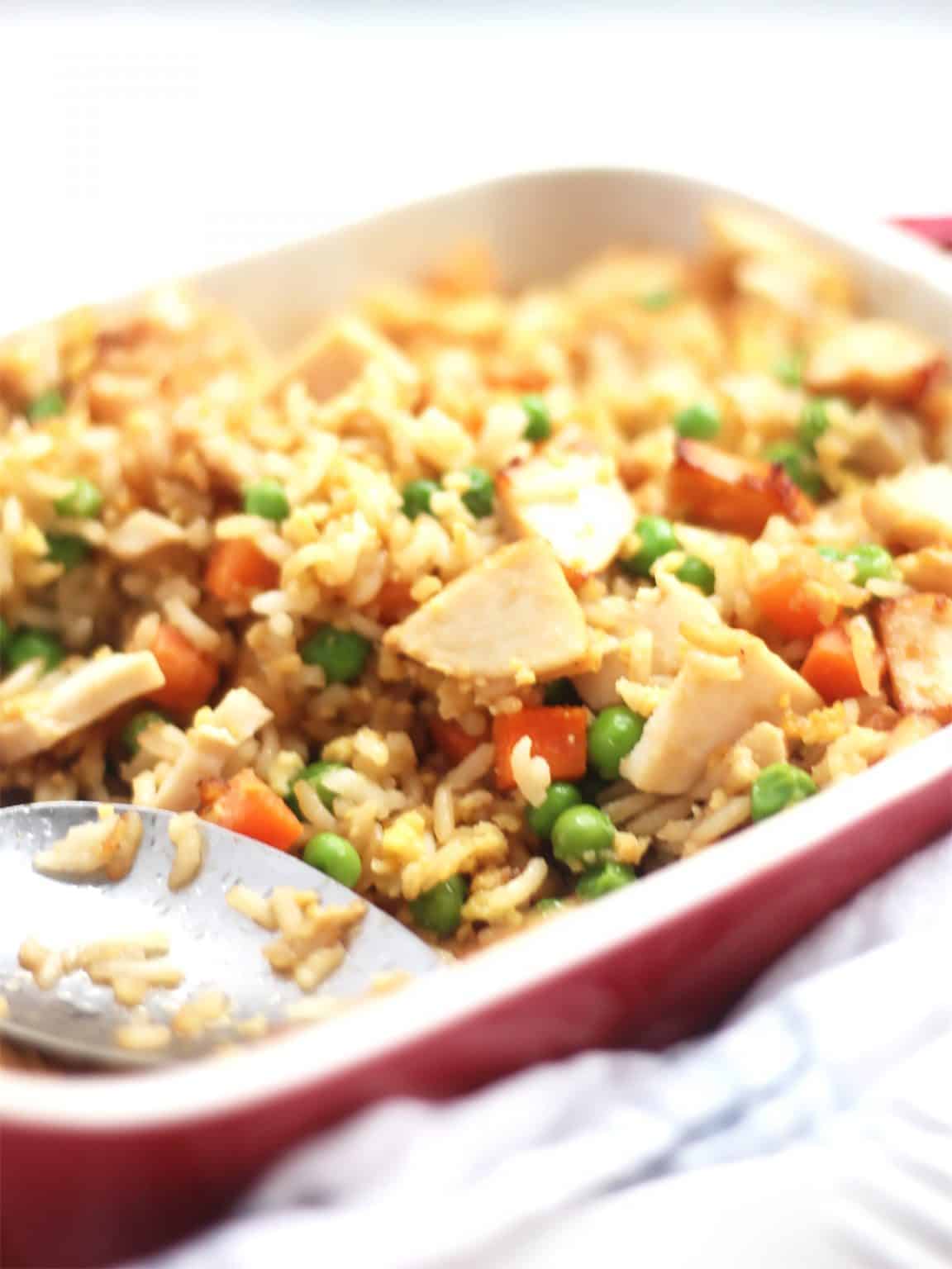 Air Fryer Chicken Fried Rice Slow The Cook Down