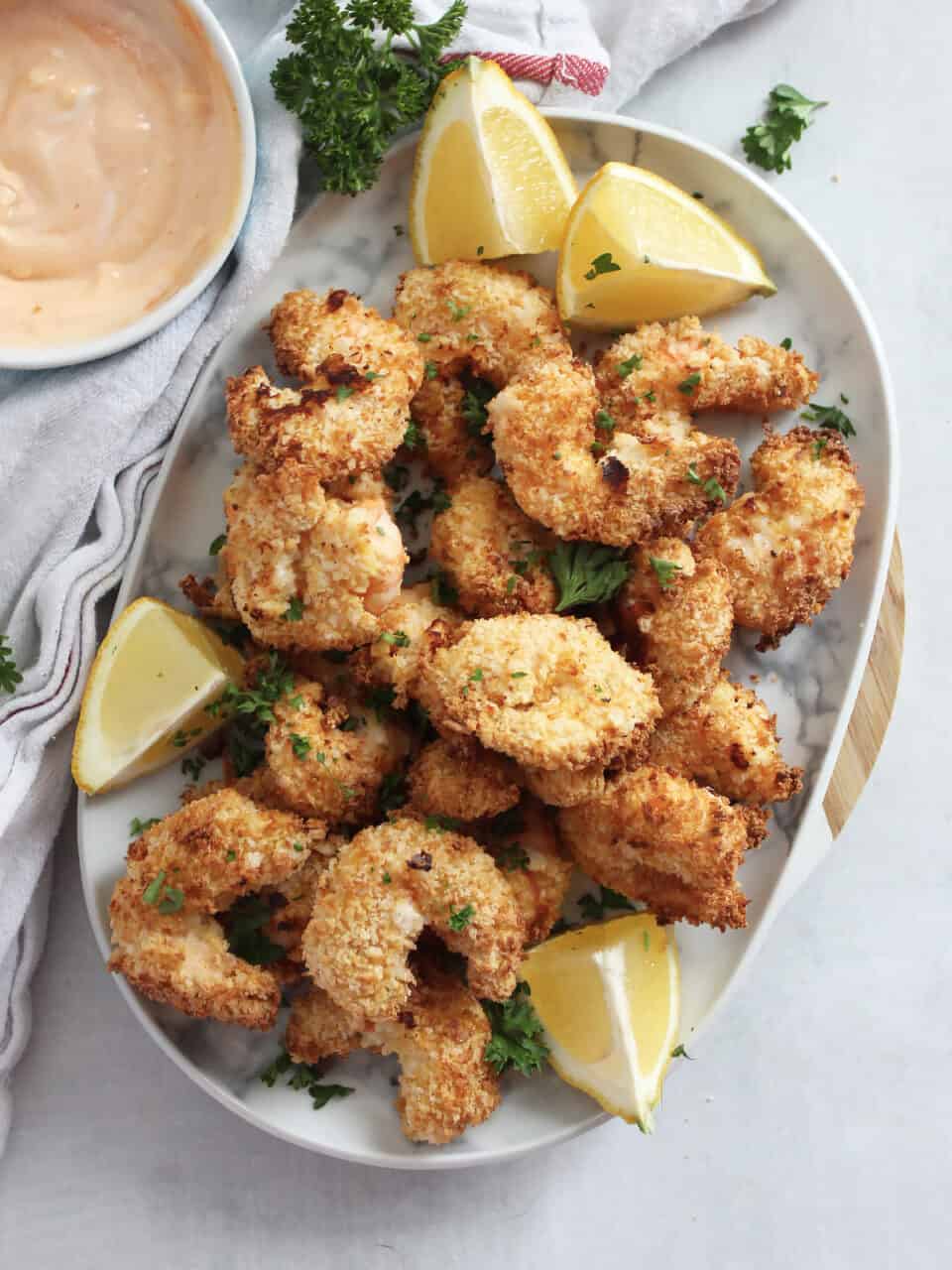 Air Fryer Spicy Breaded Shrimp Slow The Cook Down